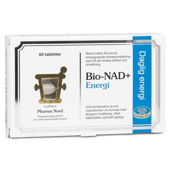 Pharma Nord Bio-NAD+ Energi, 60 tabletter