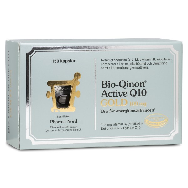 Pharma Nord Bio-Qinon Active Q10 Gold, 150 kapsler billede