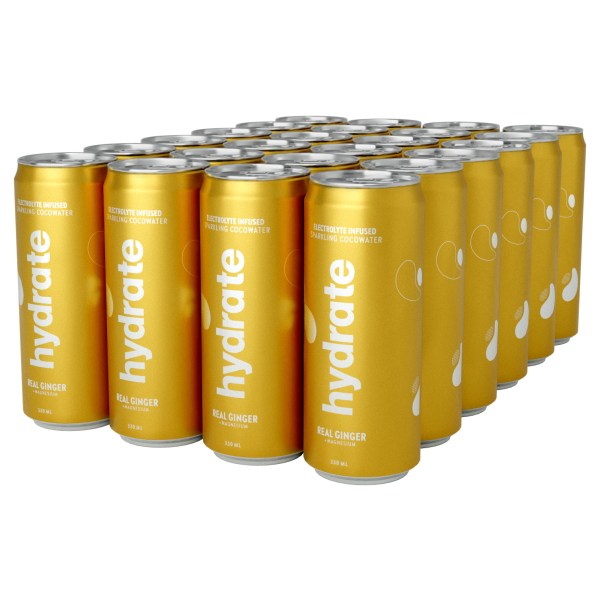 Plant Factory Hydrate, Ginger, 24-pak