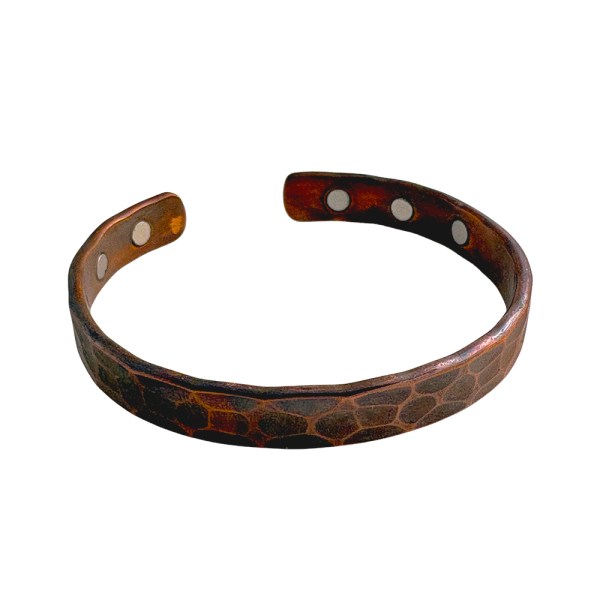 Prio Vitality Armbånd Kobber Hamret, One Size