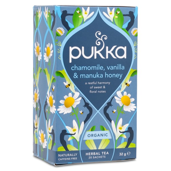 Pukka Te Chamomile Vanilla & Manuka Honey, 20 poser