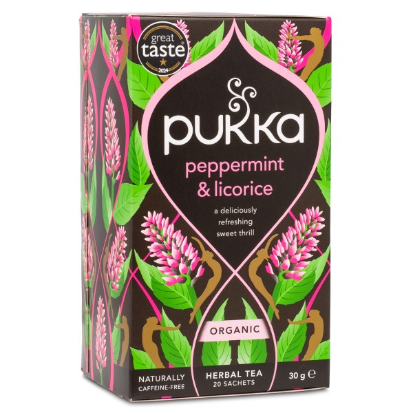 Pukka Te Peppermint & Licorice, 20 poser billede