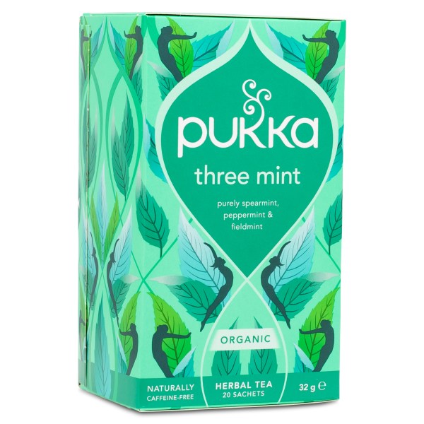 Pukka Te Three Mint, 20 poser billede