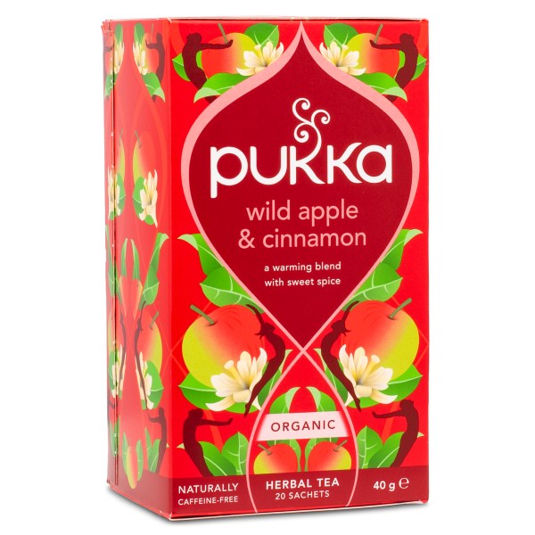 Pukka Wild Apple & Cinnamon, 20 poser billede