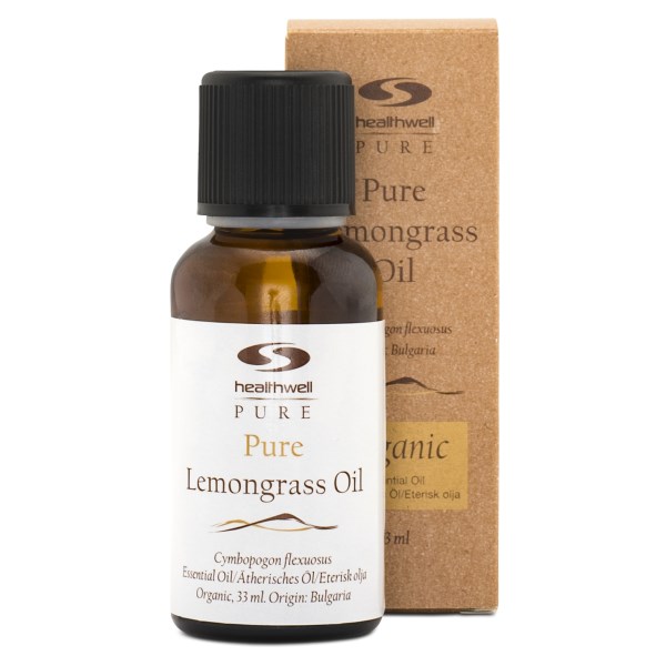 PURE Citrongræsolie ØKO, 33 ml billede