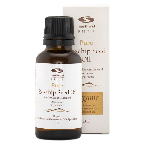 Healthwell PURE Hybenfrøolie ØKO, 33 ml