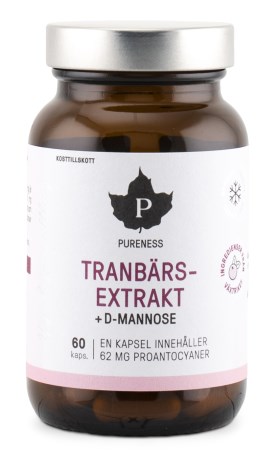 -localization-error-products-images-main-thumbnail- Pureness Traneb�rekstrakt + D-mannose, 60 kapsler