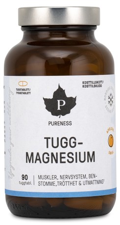 -localization-error-products-images-main-thumbnail- Pureness Tyggemagnesium, Appelsin, 90 tabl