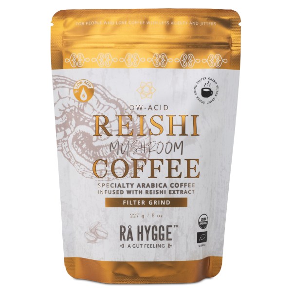 Rå Hygge Reishi Svampekaffe, 227 g, Malede Bønner