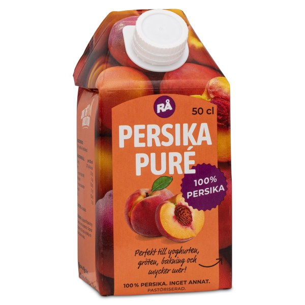 RÅ Puré, Fersken, 50 cl billede