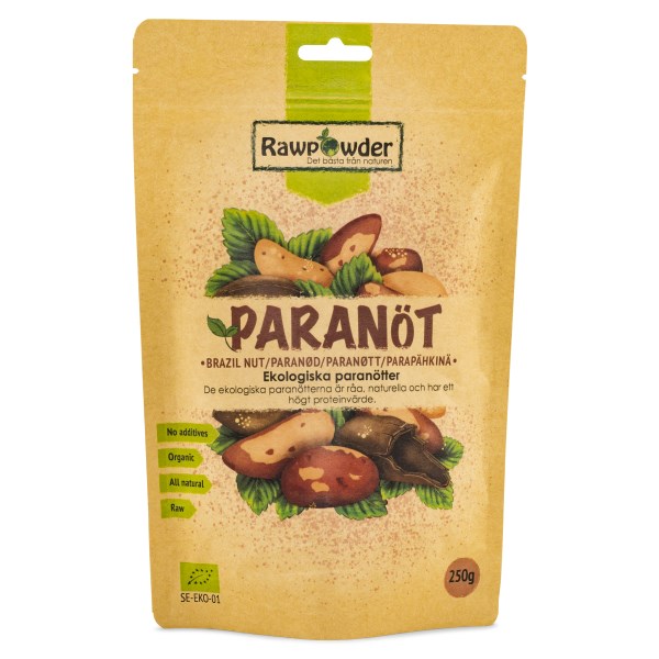 RawPowder Paranød ØKO, 250 g billede