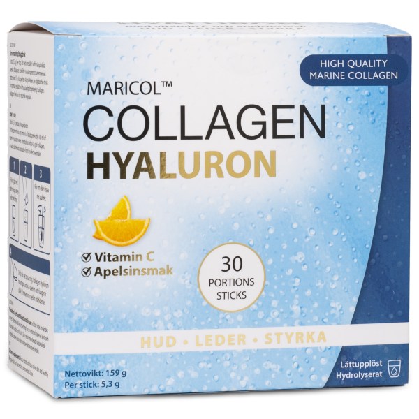 Re-fresh Superfood Collagen Hyaluron +C, Appelsin, 30 doseringsposer billede