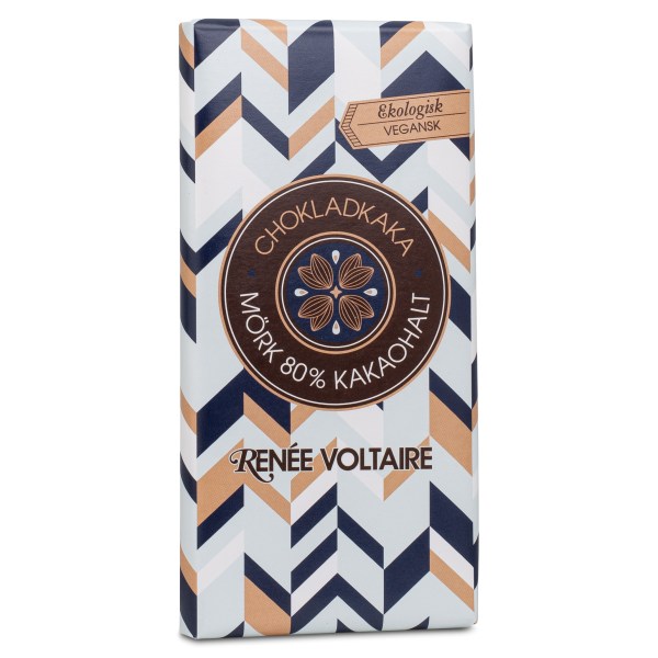 Renee Voltaire Mørk Chokolade 80 % Kakao, 80 g