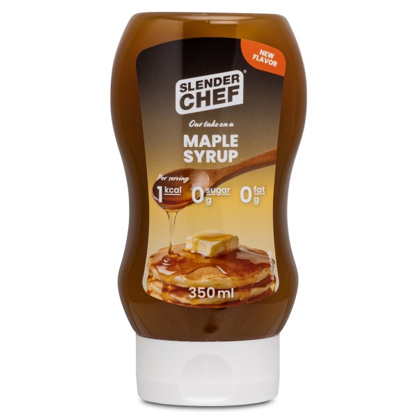 Slender Chef Syrup, 350 ml, Maple Syrup billede