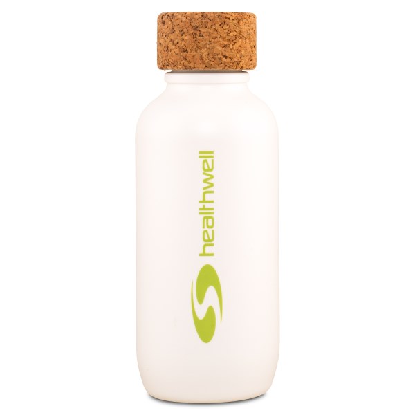 Smartshake Ecobottle Healthwell, 650 ml, White billede
