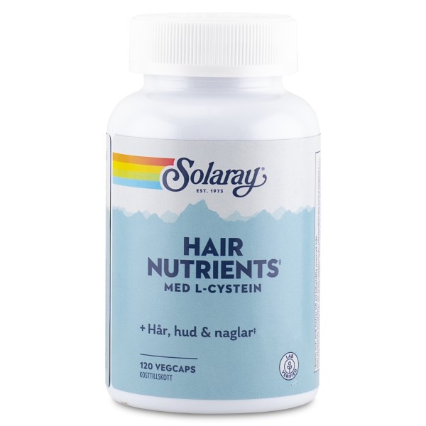 Solaray Hair Nutrients, 120 kapsler billede