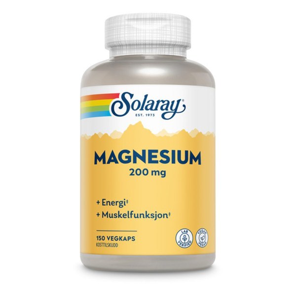 Solaray Magnesium (Komplex), 150 kapsler