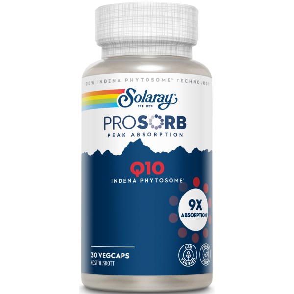 Solaray Prosorb Q10, 30 kapsler