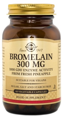 -localization-error-products-images-main-thumbnail- Solgar Bromelain 300 mg, 60 kapsler