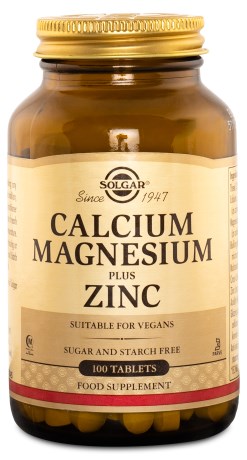 -localization-error-products-images-main-thumbnail- Solgar Calcium Magnesium Plus Zinc, 100 tabl