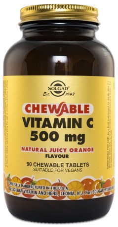 -localization-error-products-images-main-thumbnail- Solgar Chewable Vitamin C, Appelsin, 90 tabl