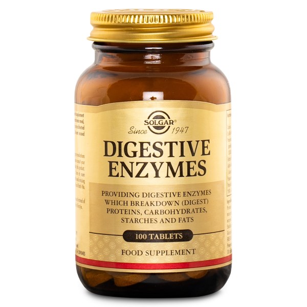 Solgar Digestive Enzymes, 100 tabl