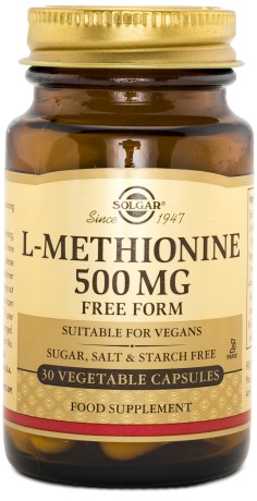 -localization-error-products-images-main-thumbnail- Solgar L-Methionine 500 mg, 30 kapsler