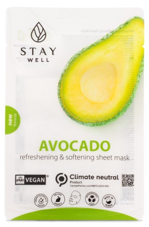 -localization-error-products-images-main-thumbnail- StayWell Vegan Sheet Mask, 1 stk, Avocado