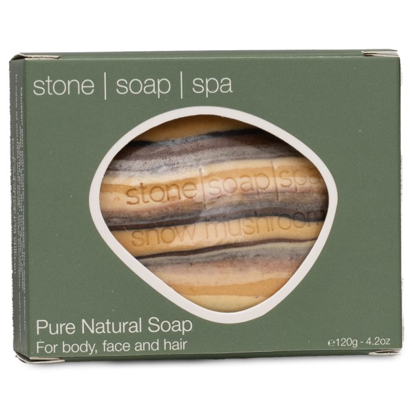 Stone Soap Sæbe, 120 g, Snesvamp