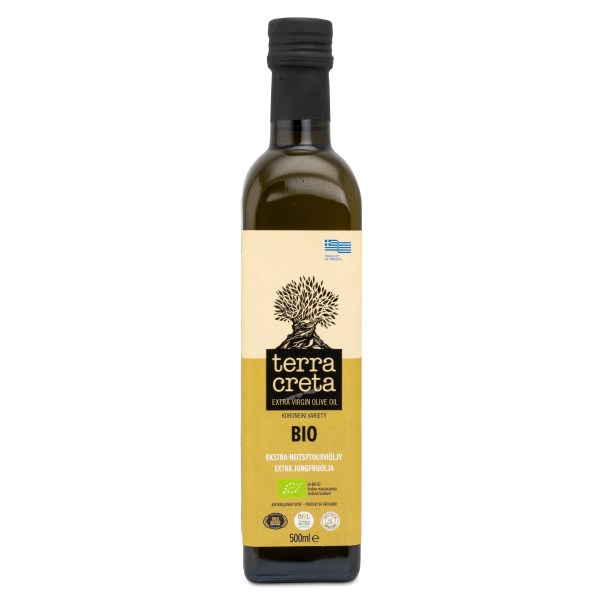 Terra Creta Extra Virgin Olivenolie Øko, 500 ml