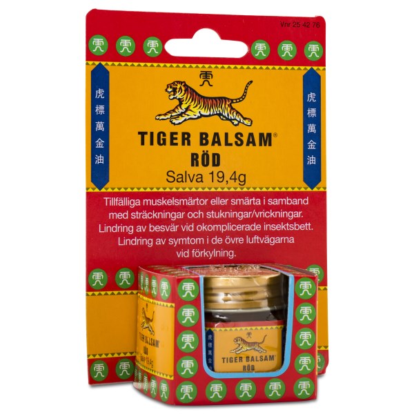 Tiger Balsam Rød, 19 g billede