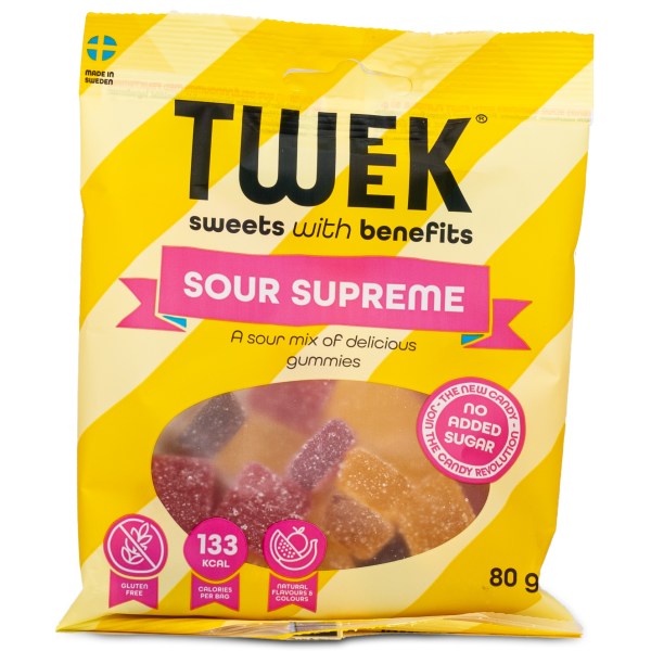 Tweek Jellies, 80 g, Sour Supreme billede