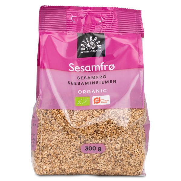 Urtekram Sesamfrø, 300 g billede