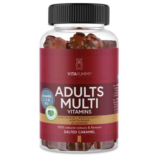 VitaYummy Adults Multi, Salted Caramel, 60 Gummies