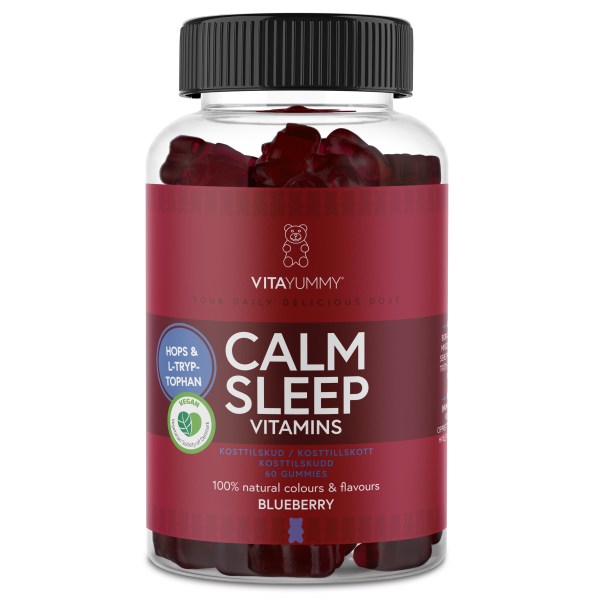 VitaYummy Calm Sleep, Blueberry, 60 Gummies billede