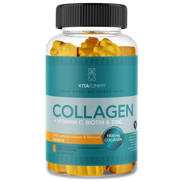 VitaYummy Collagen, Papaya, 60 Gummies
