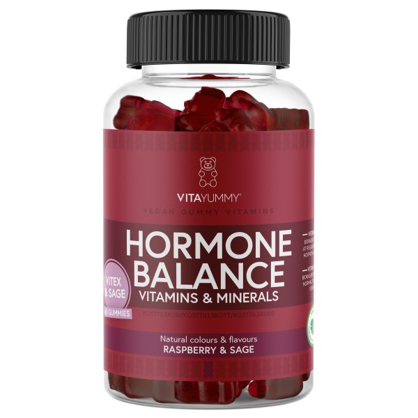 VitaYummy Hormone Balance, Raspberry & Sage, 60 Gummies billede