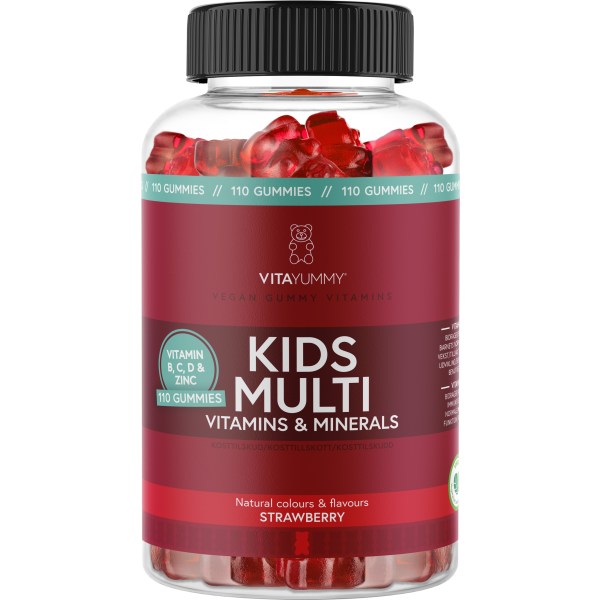 VitaYummy Kids Multi, Strawberry, 110 Gummies