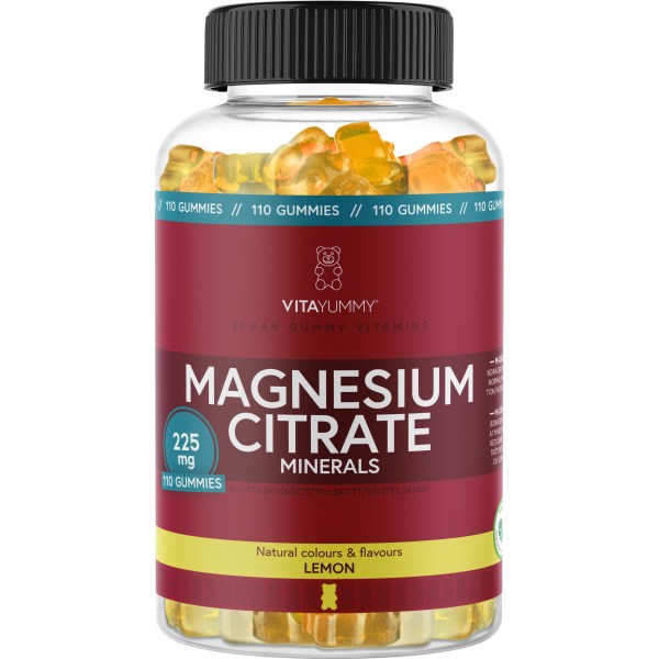 VitaYummy Magnesium Citrate, Lemon, 110 Gummies billede