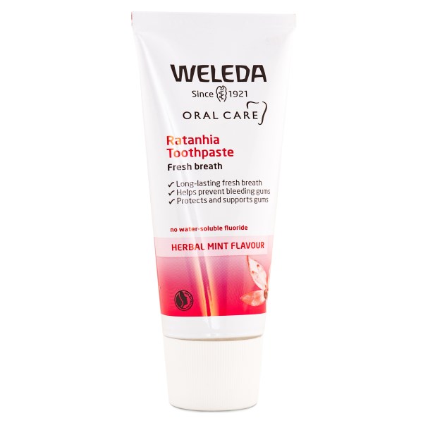Weleda Ratanhia Tandpasta, 75 ml billede