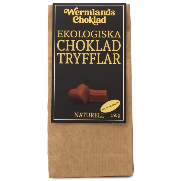 WermlandsChoklad Chokoladetrøfler ØKO, Naturel, 150 g