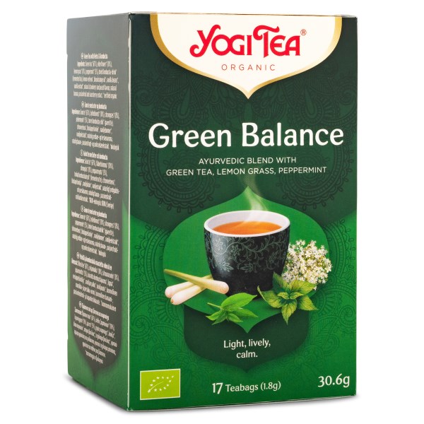 Yogi Tea Green Balance, 17 poser