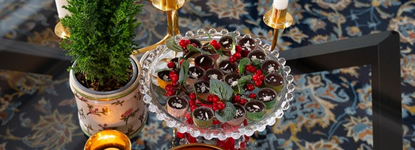 Julens ischokolade med pebermynte