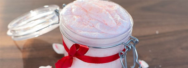 Pisket sukkerskrub med pebermynte 