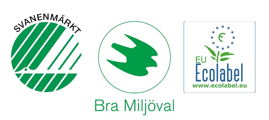 Symboler til miljømærkning. Symboler til miljømærkning.