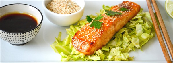 Laks med teriyaki