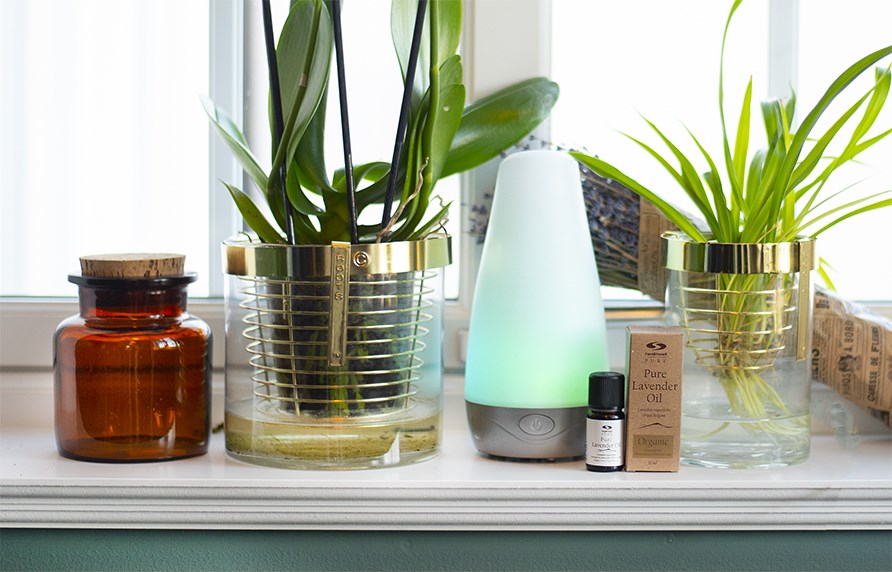 Diffuser med terisk olie.