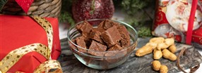 Julefudge med peanutbutter