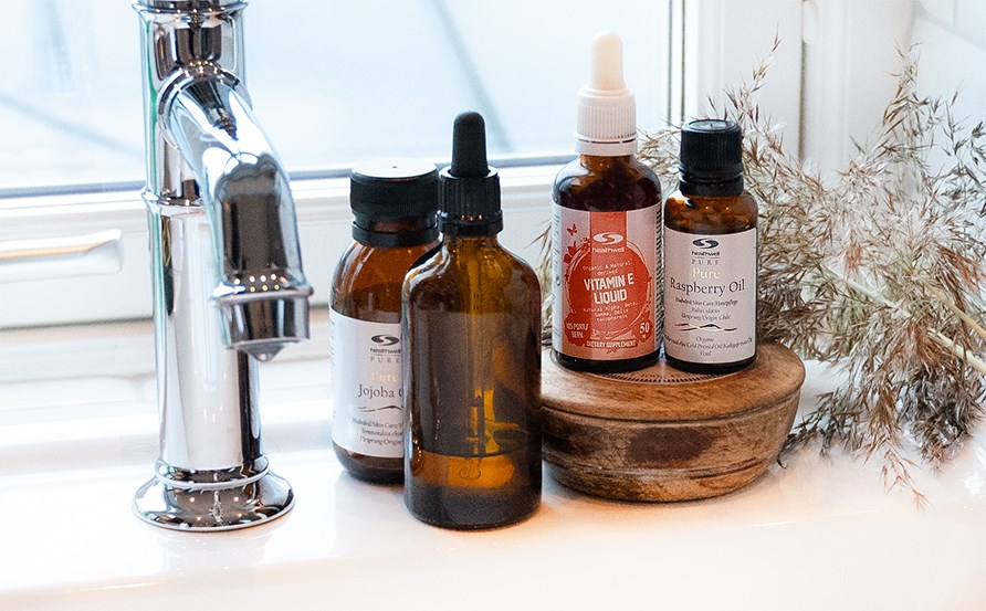 Ansigtsserum med hindbrfrolie 