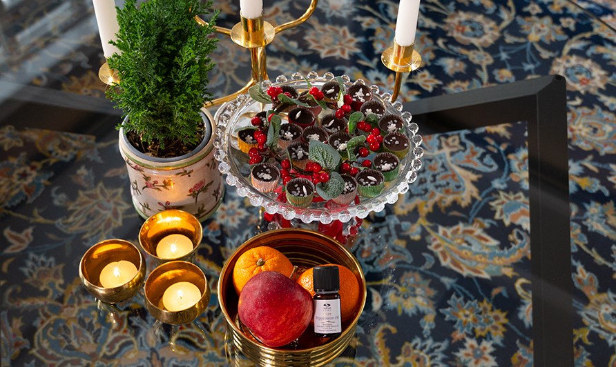 Ischokolade med smag af pebermynte